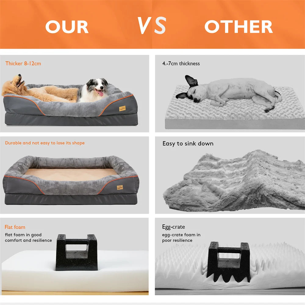 SnoozeHounnd™ Orthopedic Luxe Dog Bed