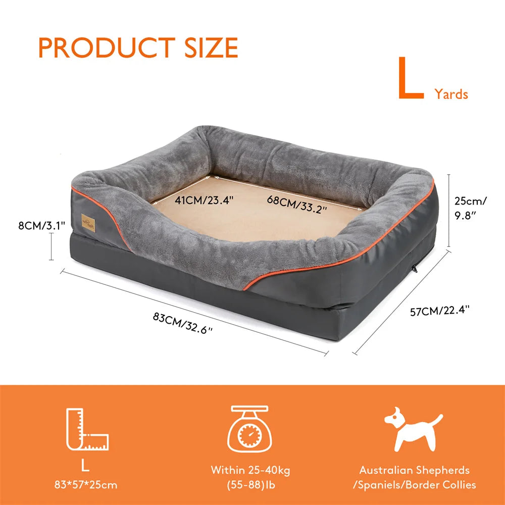 SnoozeHounnd™ Orthopedic Luxe Dog Bed